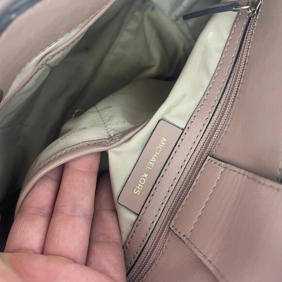 Michael Kors Reagan Large Satchel Signature Brown - Picture 13 of 16